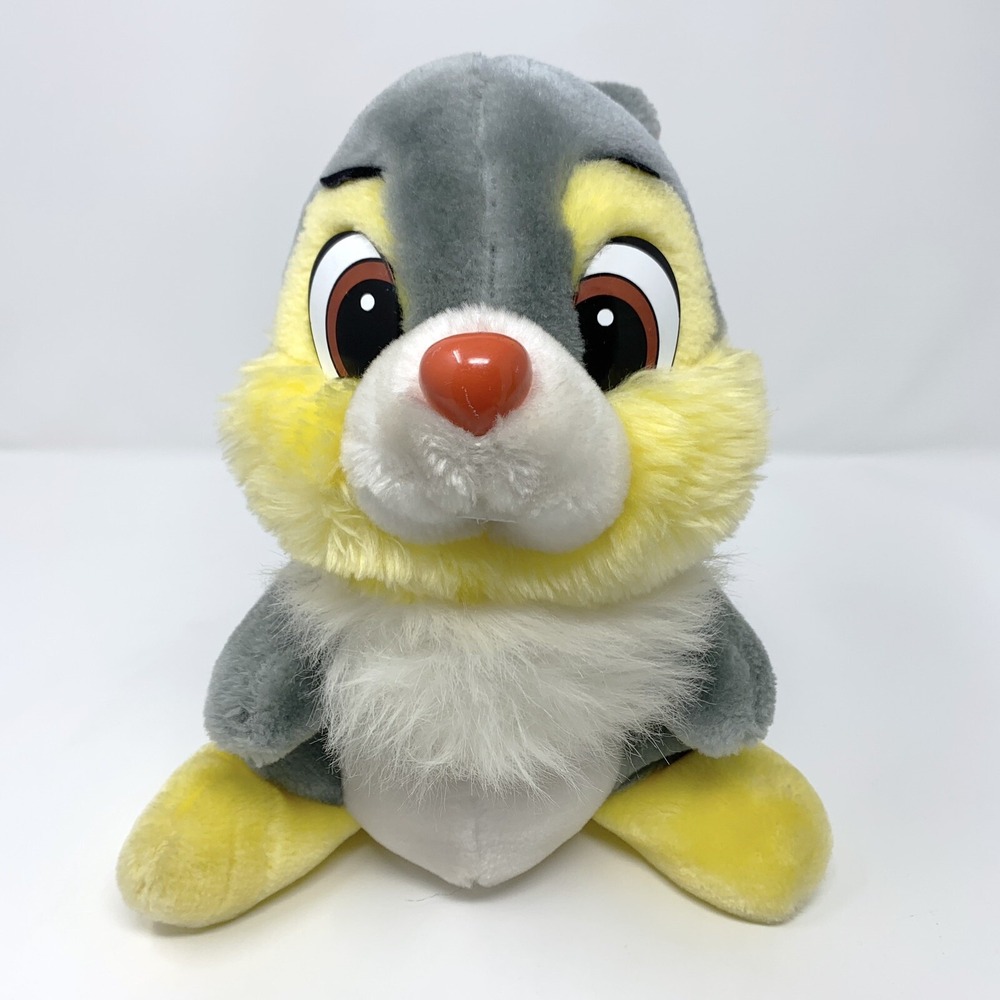 Vintage Thumper Rabbit Plush 10" Stuffed Toy Bambi Disneyland Disney World 1980s